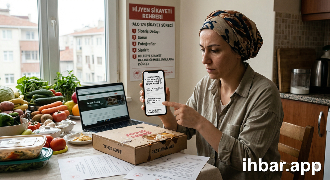 Yemek Sipariş Uygulamalarında Hijyen Sorunu Nereye Bildirilir?