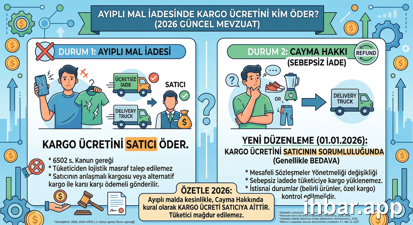Ayıplı Mal İadesinde Kargo Ücretini Kim Öder? (2026 Güncel Mevzuat)