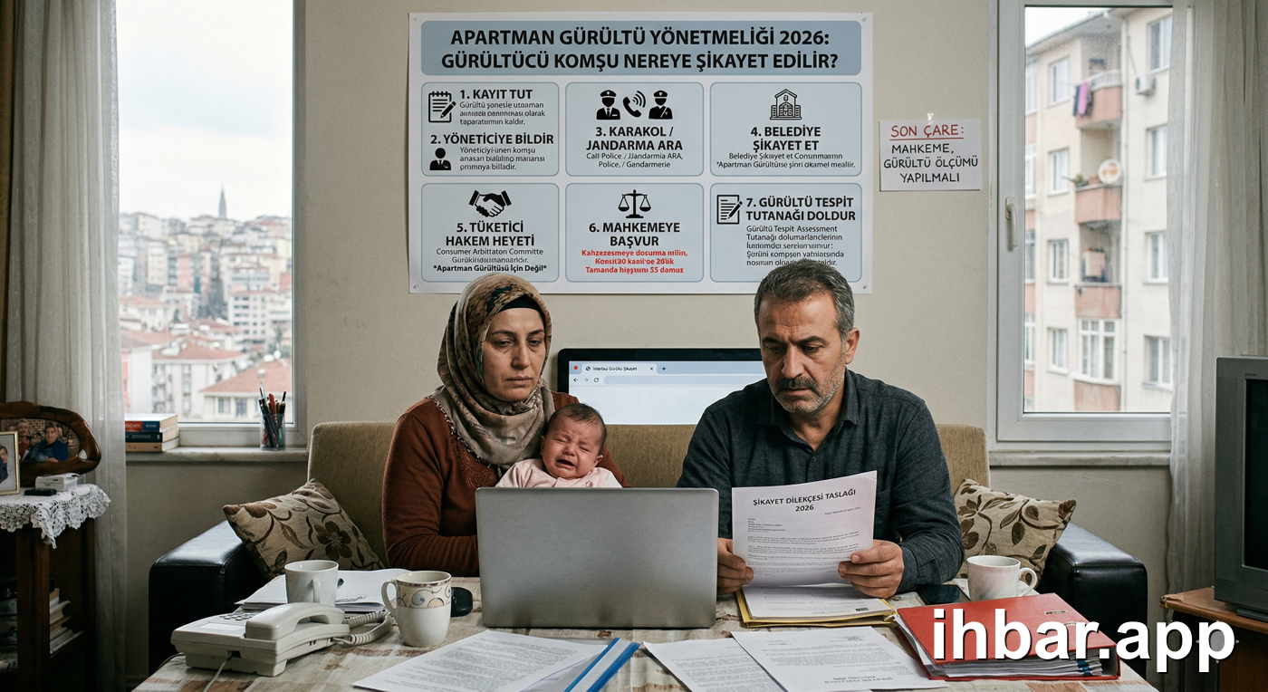 Apartman Gürültü Yönetmeliği 2026: Gürültücü Komşu Nereye Şikayet Edilir?